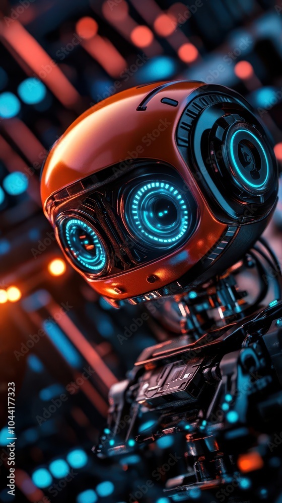 Educational robotics, vibrant colors, tech setting, dynamic scenes, inviting Educational robotics, vibrant colors, tech setting, dynamic scenes, inviting