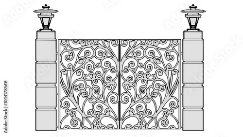 2D iron gate