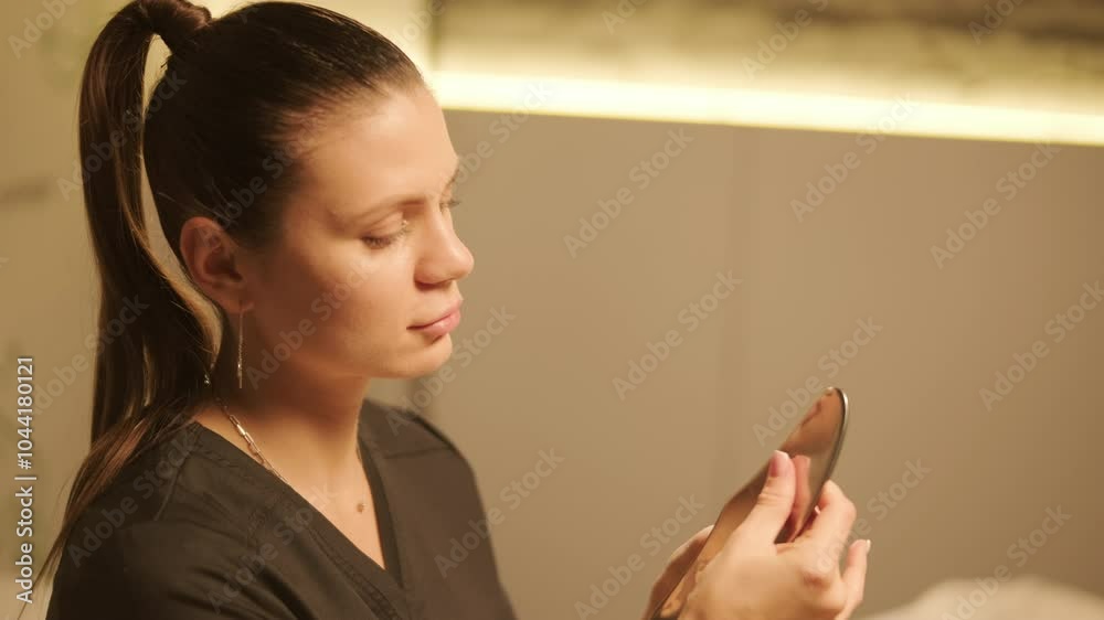 Professional Massage Therapist Performing Relaxation Massage Professional Massage Therapist Performing Relaxation Massage