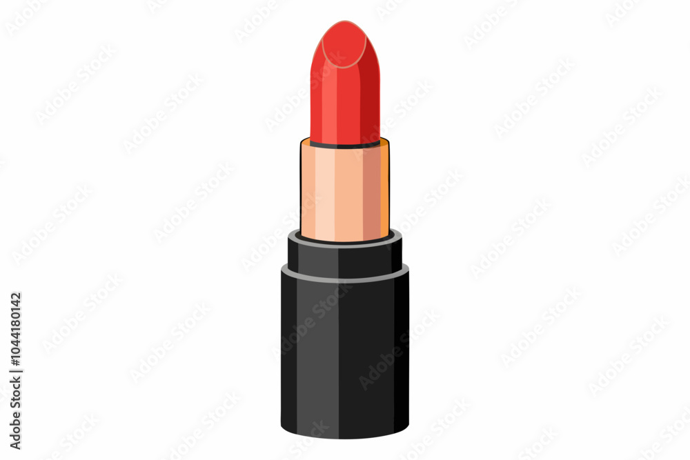 Obraz premium Close up of a lipstick on white background