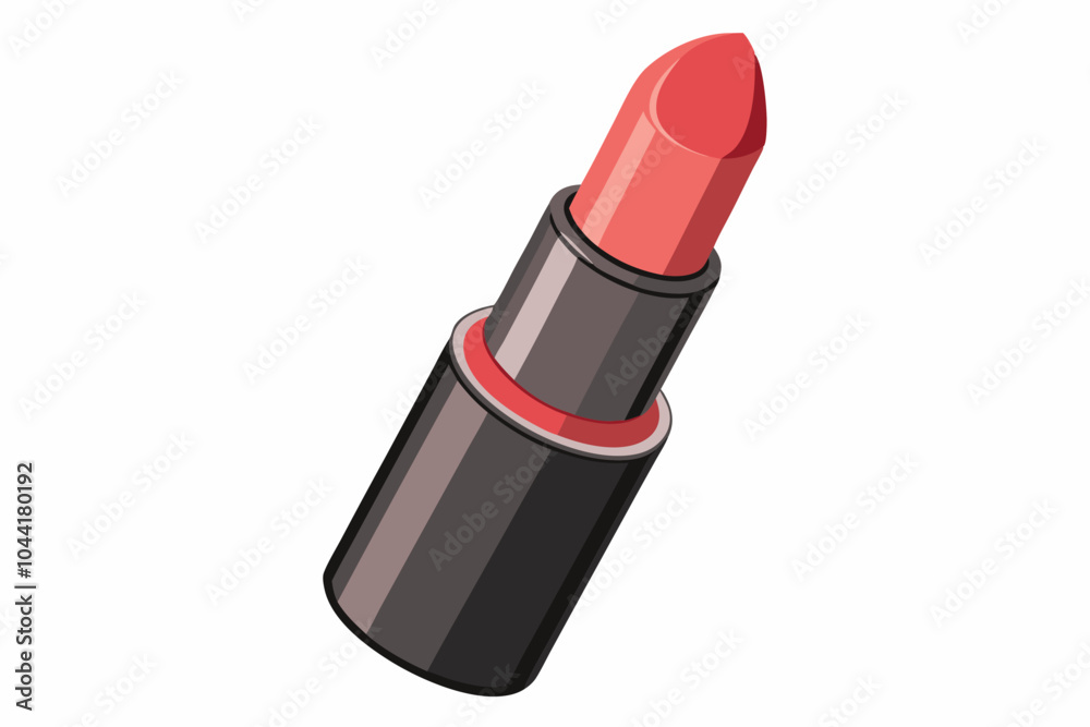 Close up of a lipstick on white background Close up of a lipstick on white background