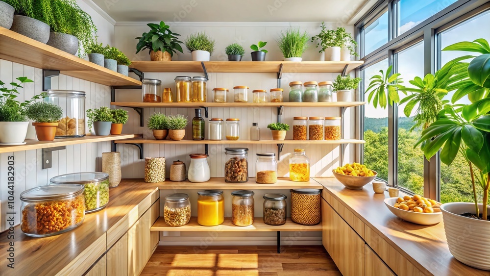 Eco-Friendly Storage Solutions: Sustainable Containers for Groceries on Shelves Eco-Friendly Storage Solutions: Sustainable Containers for Groceries on Shelves