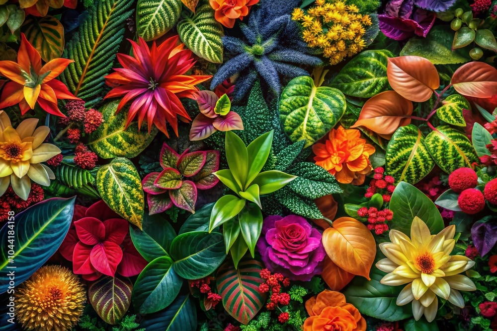 Fototapeta premium Elegant Floral Foliage Notepad Banner Background Design for Creative Projects