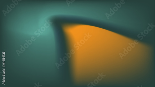 Back Green, fondo con una aleta dde tiburon color naranja sin grano