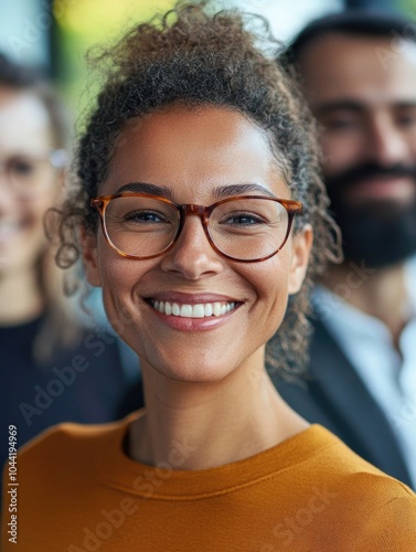 Professional Smiling Woman in Business Attire