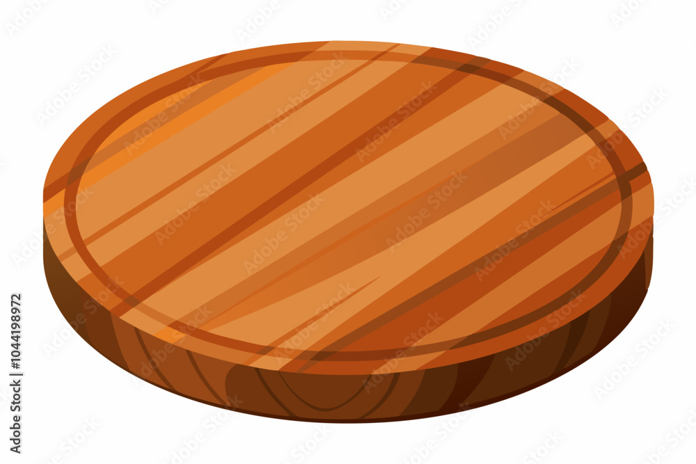 Cutting round wooden board isolated on white Cutting round wooden board isolated on white