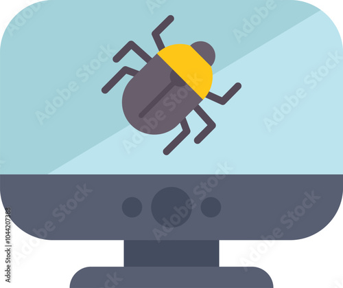 Computer bug is infecting a desktop pc operating system