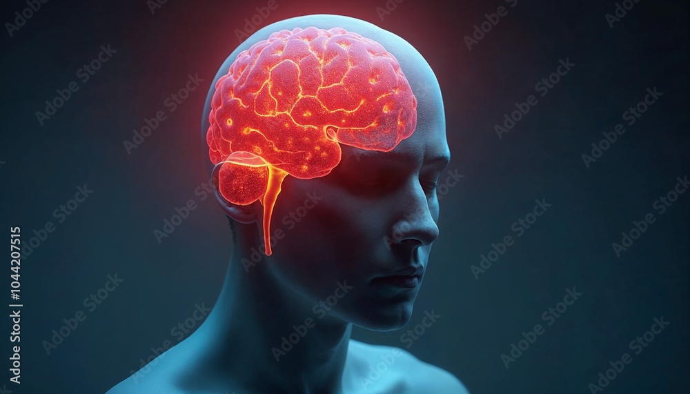 Fototapeta premium Exploring Severe Brain Disorders: Causes, Symptoms, and Treatment Approaches