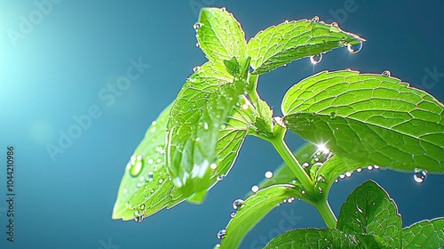 Garden Fresh Fragrant Mint: Mentha Suaveolens Ehrh photo