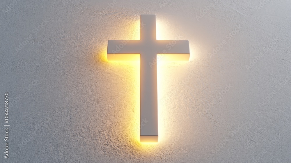 minimalistic holy cross with reflection minimalistic holy cross with reflection