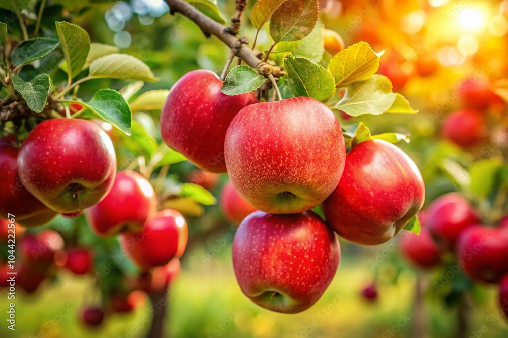 Ripe Red Apples in Orchard Ready for Harvest - Candid Photography of Fresh Fruits Ripe Red Apples in Orchard Ready for Harvest - Candid Photography of Fresh Fruits