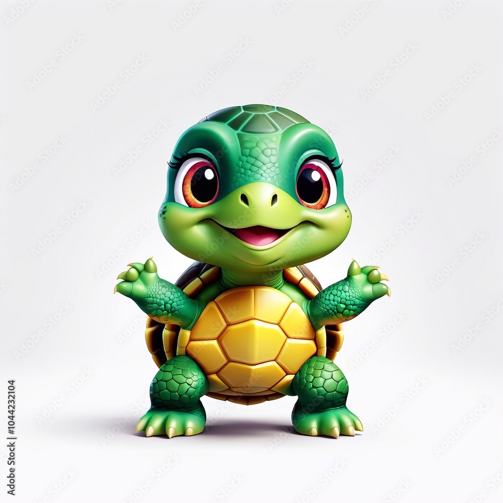 Obraz premium Niedliche Schildkröte
