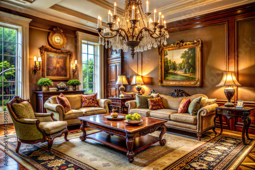 Elegant Traditional Living Room