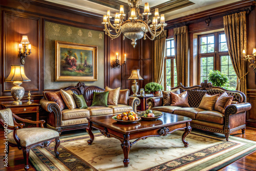 Elegant Traditional Living Room