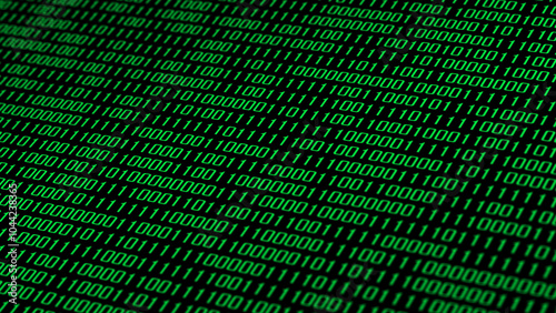 Binary rain background