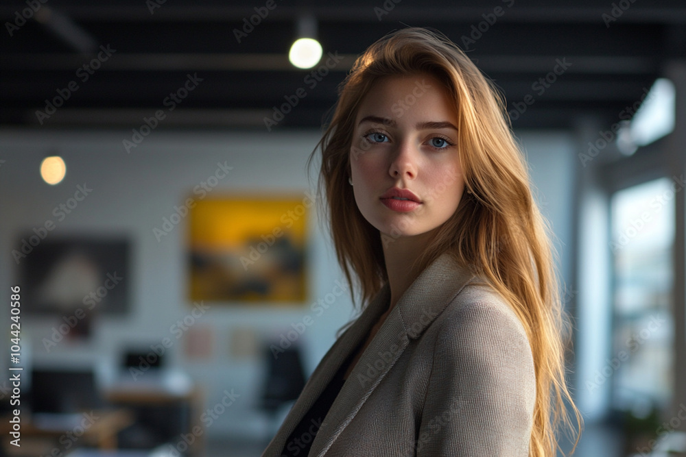 Naklejka premium portrait of a person