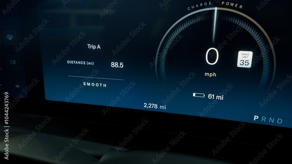Speedometer inside of a car Speedometer inside of a car