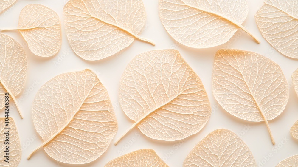 Macro shot of flower petals, beige translucent leaves with visible veins, soft textures, neutral colors, close-up, natural aesthetic, botanical wallpaper Macro shot of flower petals, beige translucent leaves with visible veins, soft textures, neutral colors, close-up, natural aesthetic, botanical wallpaper