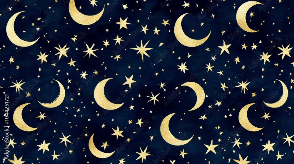 dark background with golden moon. dark background with golden moon.