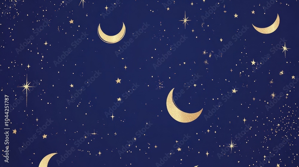 dark background with golden moon. dark background with golden moon.