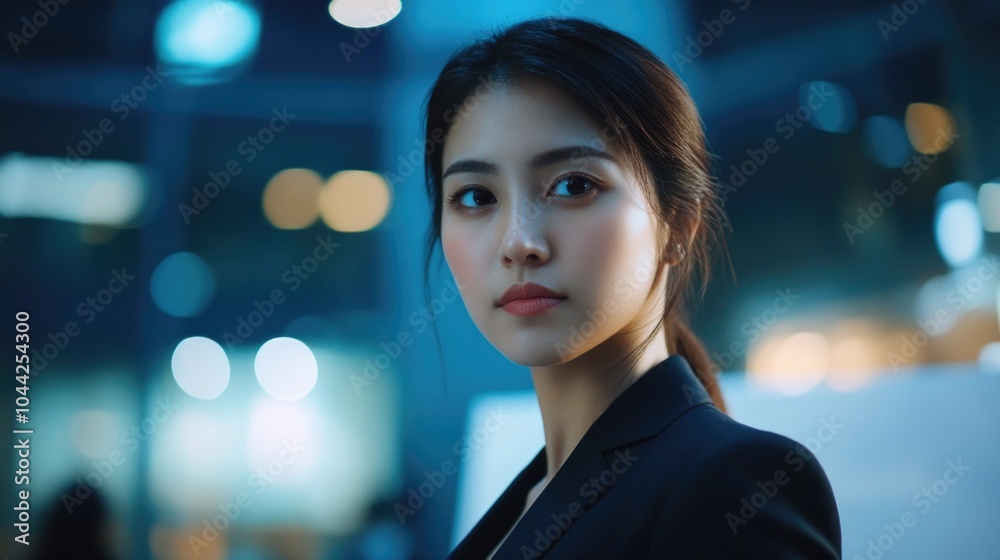 Obraz premium Professional Woman in Business Setting