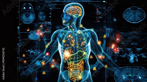Metabolic Activity Visualization in Human Body