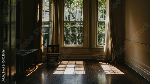Warm Natural Light in a Cozy Room