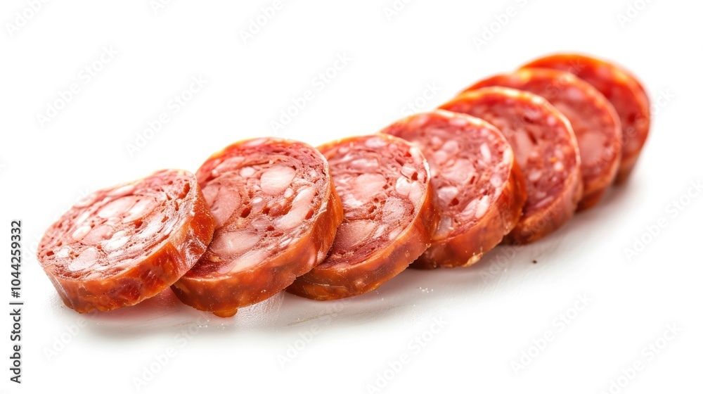 Close-up of Sliced Salami Close-up of Sliced Salami
