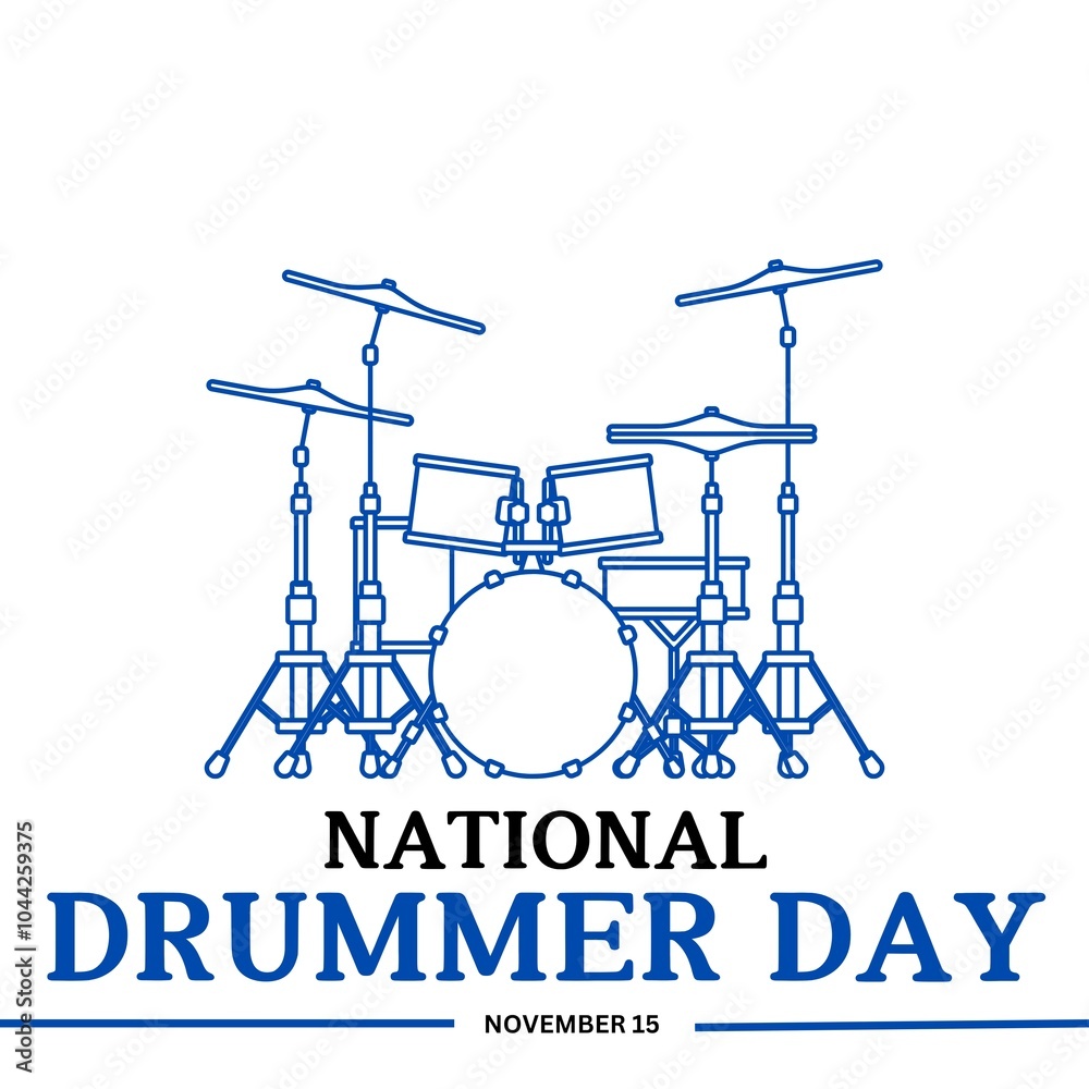National Drummer Day celebrates on November 15th. National Drummer Day celebrates on November 15th.