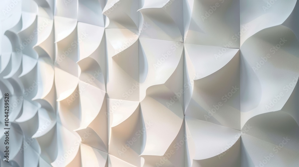 Obraz premium Gradient Foamcore Panels in Artistic Arrangement