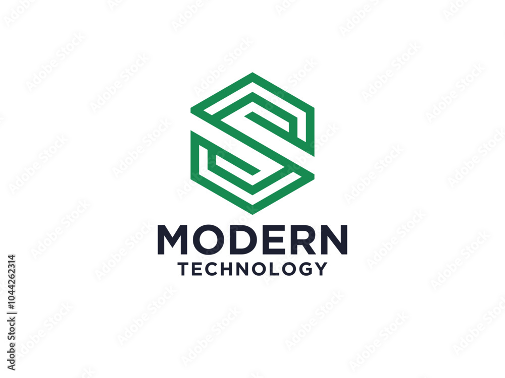 Geometric Letter S Logo Design Hexagonal Line. Usable for Business and Technology Logos. Geometric Letter S Logo Design Hexagonal Line. Usable for Business and Technology Logos.