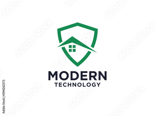 Home Security Logo Design House Guard Real Estate Logo Template