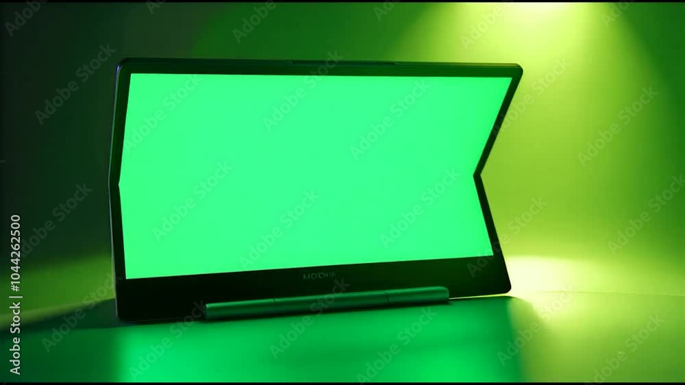 Laptop Mockup Green screen Seamless Looping Animation Laptop Mockup Green screen Seamless Looping Animation