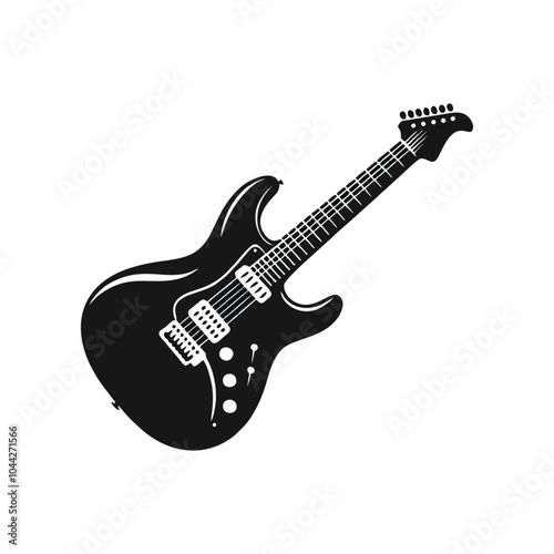 guitar logo icon symbol template design