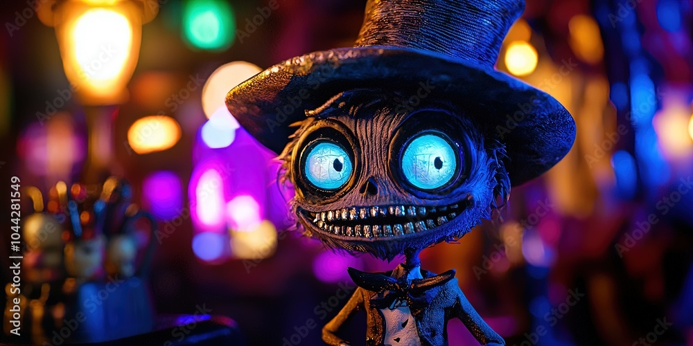 3d render of a head with a light 3d render of a head with a light