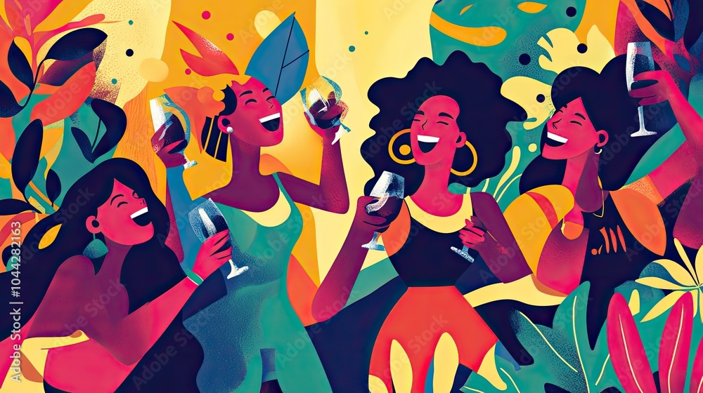 Pop Art Poster Festival And Party, Generative AI Pop Art Poster Festival And Party, Generative AI