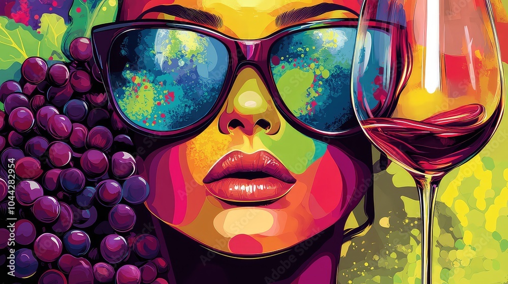 Pop Art Poster Festival And Party, Generative AI Pop Art Poster Festival And Party, Generative AI