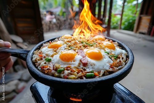 A person cooking a delicious meal for loved ones, showing the joy of giving and the good things that come from sharing food