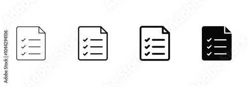 document icon set vector illustration