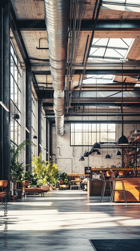 Modern Industrial Open Concept Interior Design Modern Industrial Open Concept Interior Design