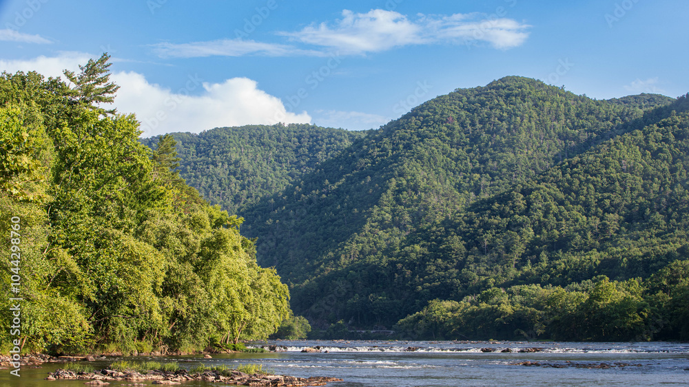 Fototapeta premium River in the mountains.