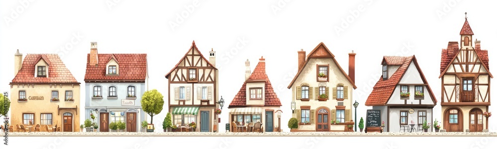 Charming European Style Town Square Collection