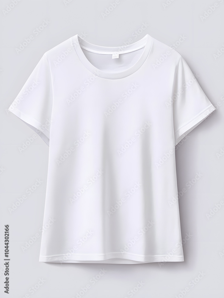 38白いTシャツ 正面 / White T-shirt Front Gererated AI 38白いTシャツ 正面 / White T-shirt Front Gererated AI