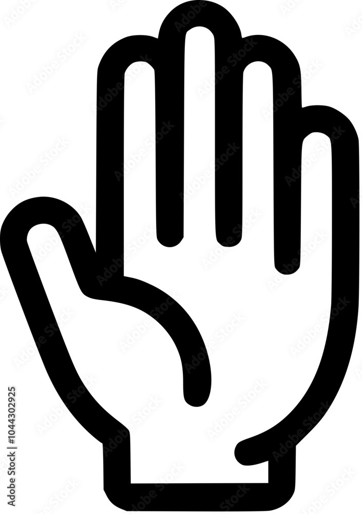 Obraz premium Hand Generative AI