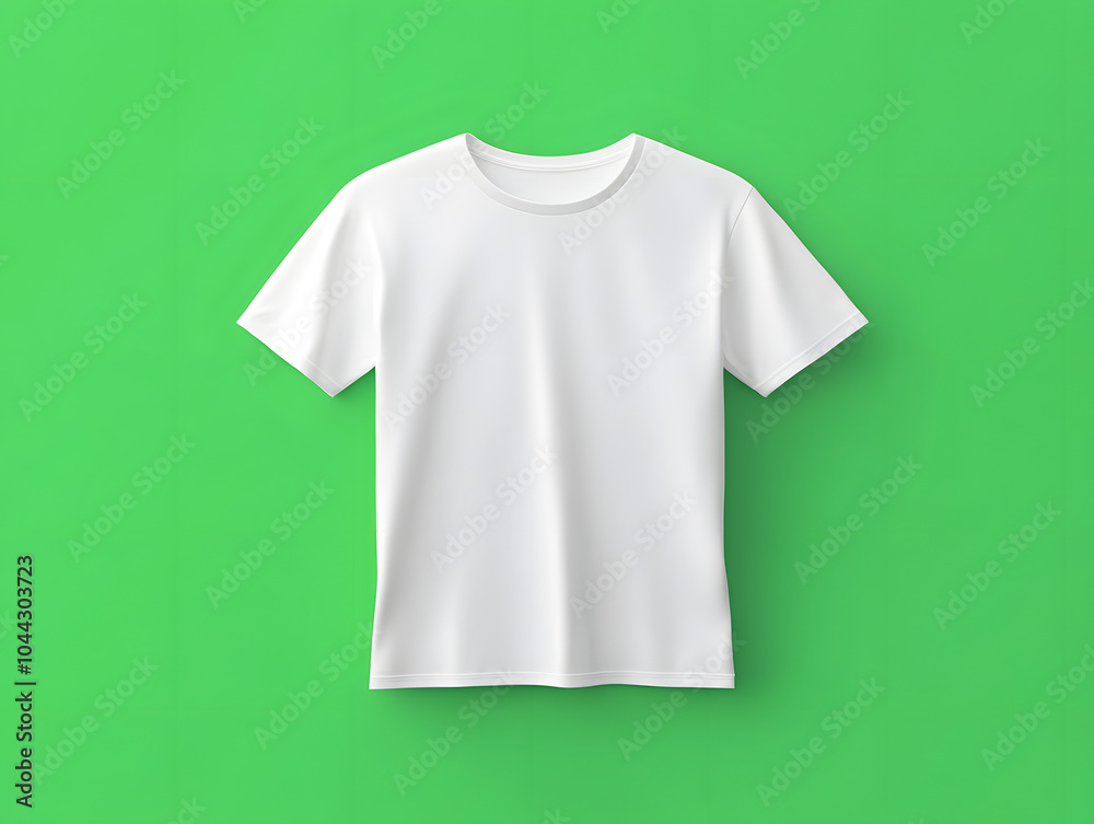13白いTシャツ　正面　/  White T-shirt Front　Gererated AI