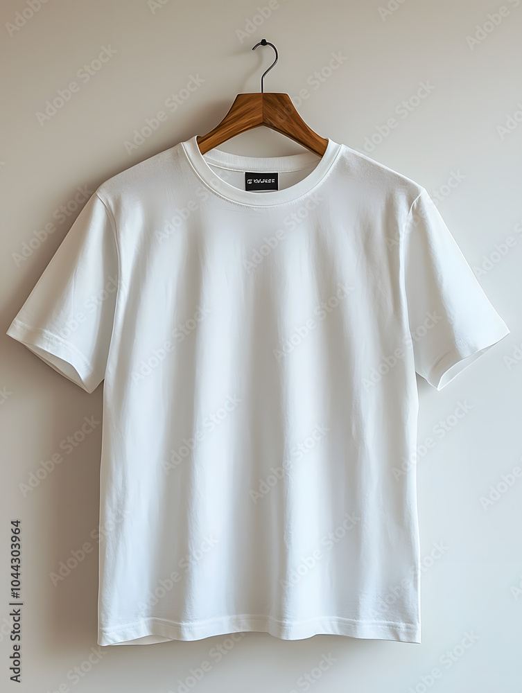 5白いTシャツ　正面　/  White T-shirt Front　Gererated AI
