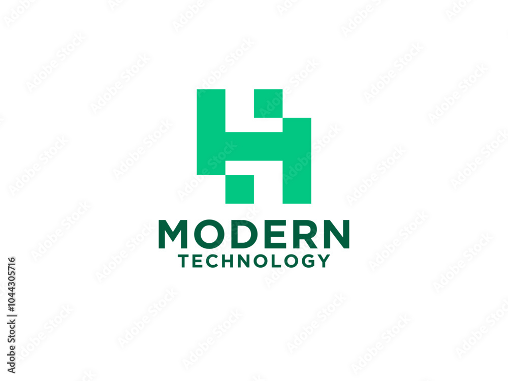 Abstract Initial Letter H Logo. Shape Linear Style Linked with Blue line Symbol. Usable for Business, Healthcare, Nature and Farm Logos. Abstract Initial Letter H Logo. Shape Linear Style Linked with Blue line Symbol. Usable for Business, Healthcare, Nature and Farm Logos.