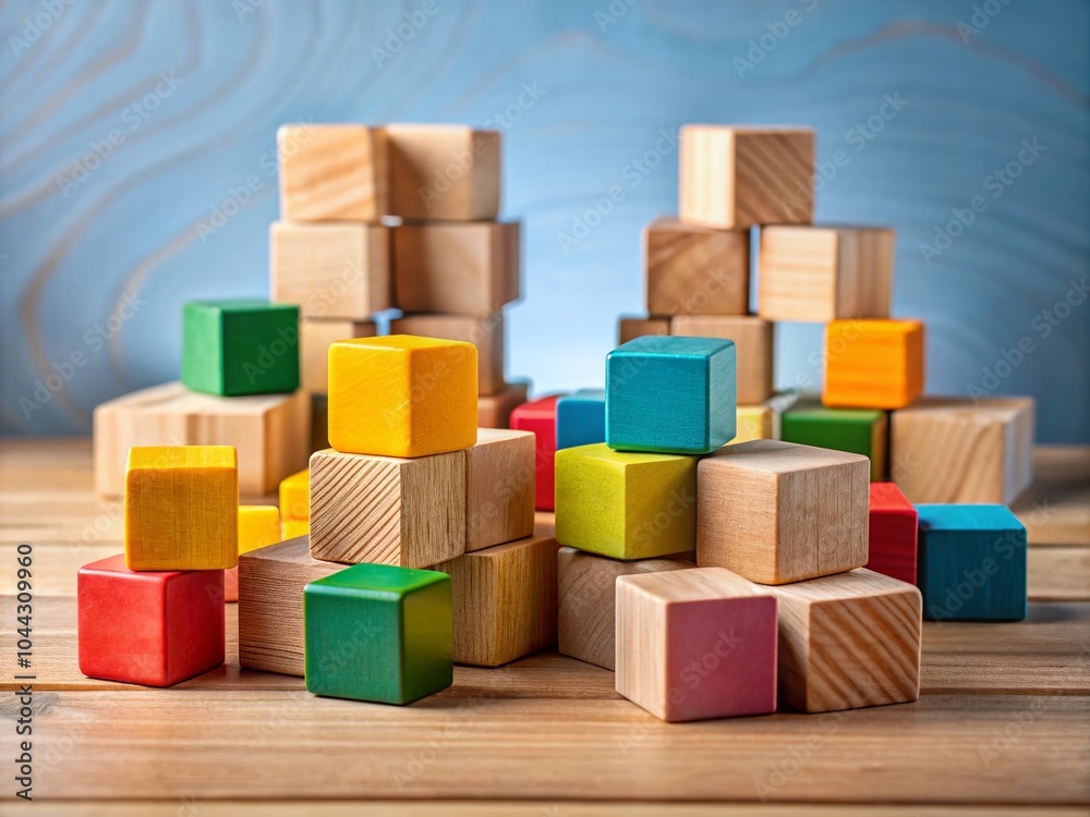 Wooden Cubes and Dice for Children's Word Games - Creative Business Ideas and Infographics Wooden Cubes and Dice for Children's Word Games - Creative Business Ideas and Infographics