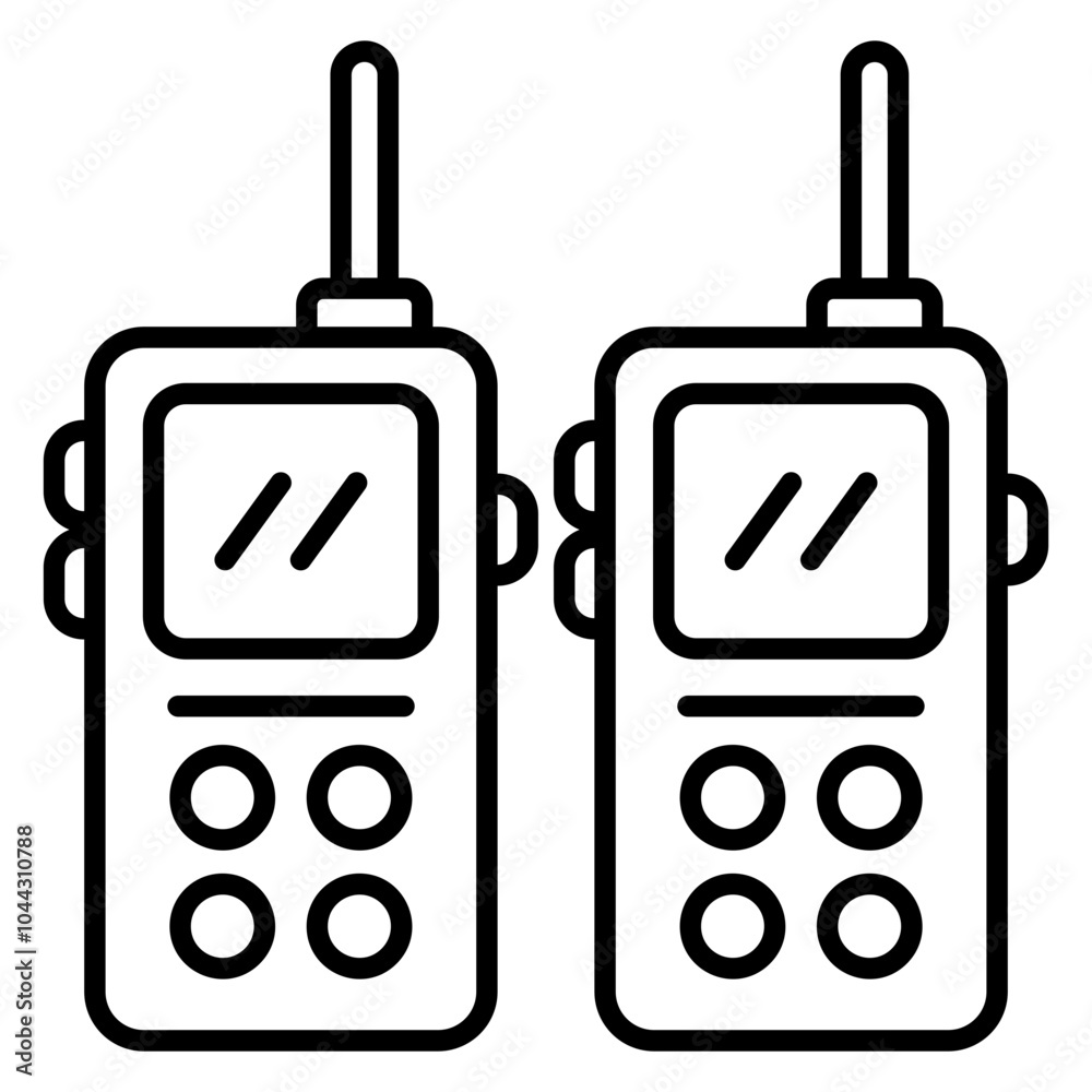 Walkie Talkie Icon Element For Design Walkie Talkie Icon Element For Design
