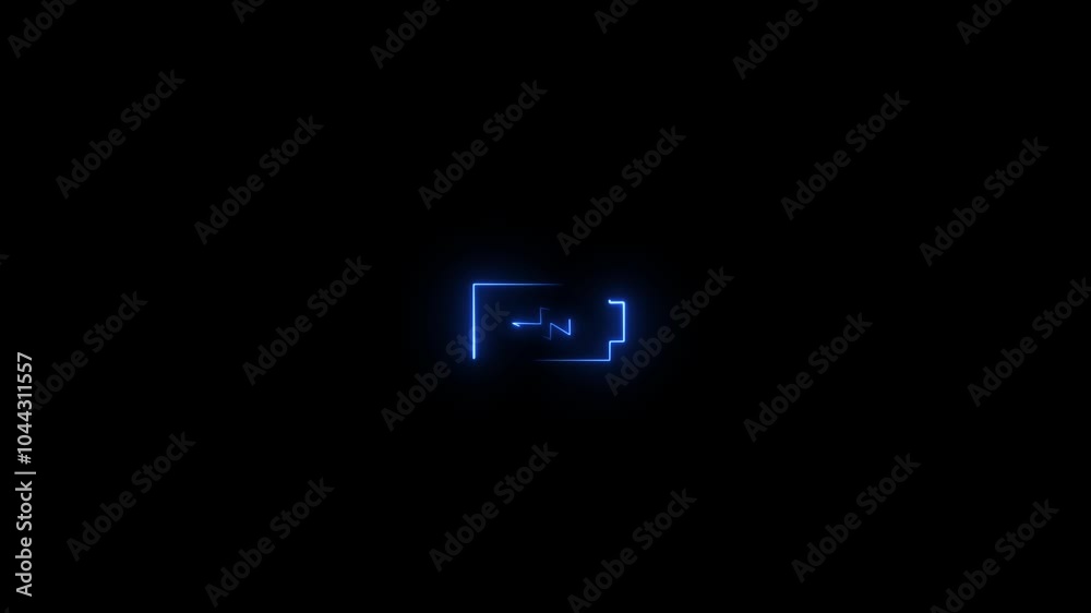 battery charging icon animation concept. battery charging icon animation concept.
